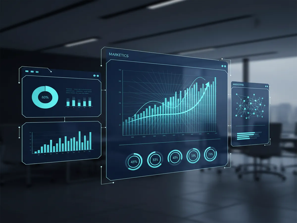 Premium marketing analytics dashboard abstraction