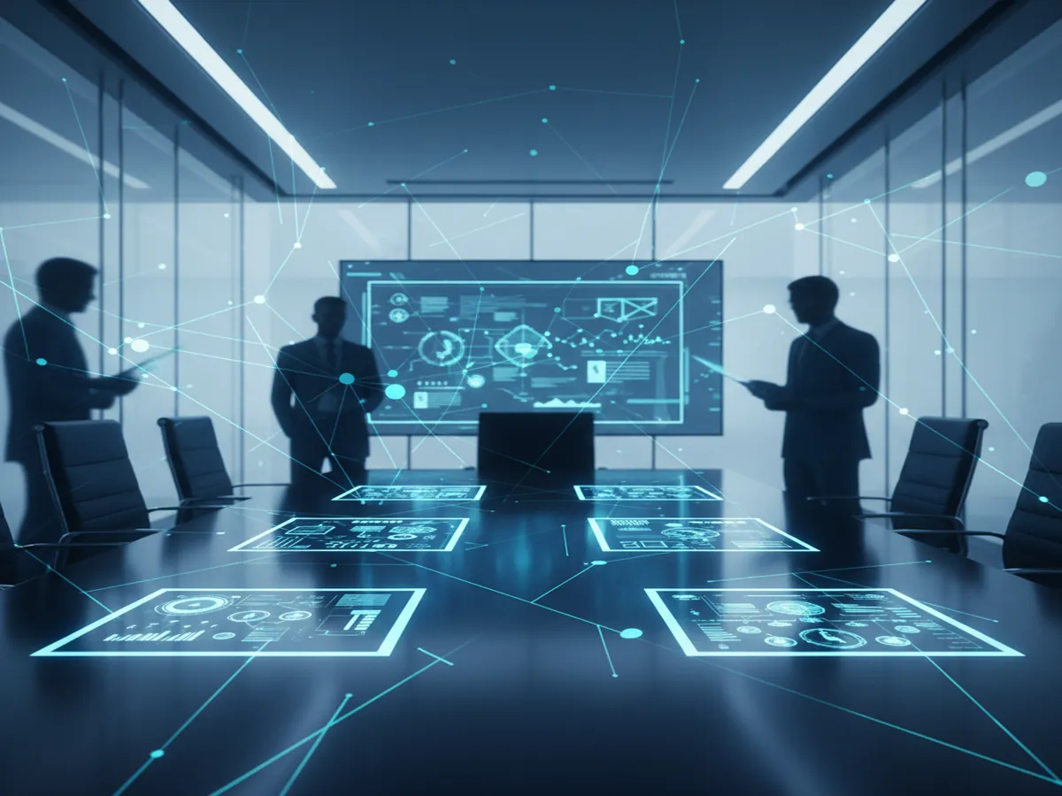 Premium corporate consulting environment visual